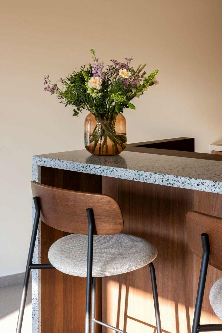 Cover metal-w bar chair